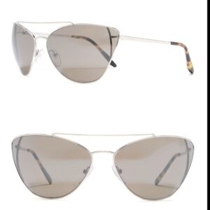 Prada 68mm Cat Eye Avaitor Sunglasses