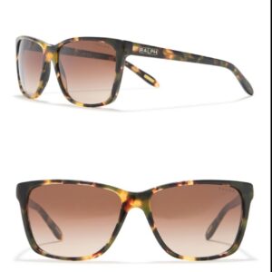 Ralph Lauren 57mn Oversized Square Sunglasses