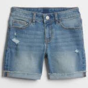 Gap Girls Distressed Denim Shorts