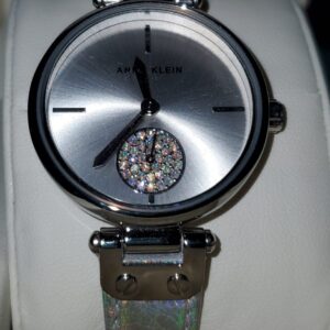 Anne Klein Watch with silver metallic band